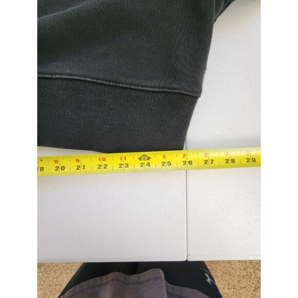 San Antonio Spurs Sweatshirt Womens XL Black NBA Basketball Cropped Crewneck - Picture 14 of 16